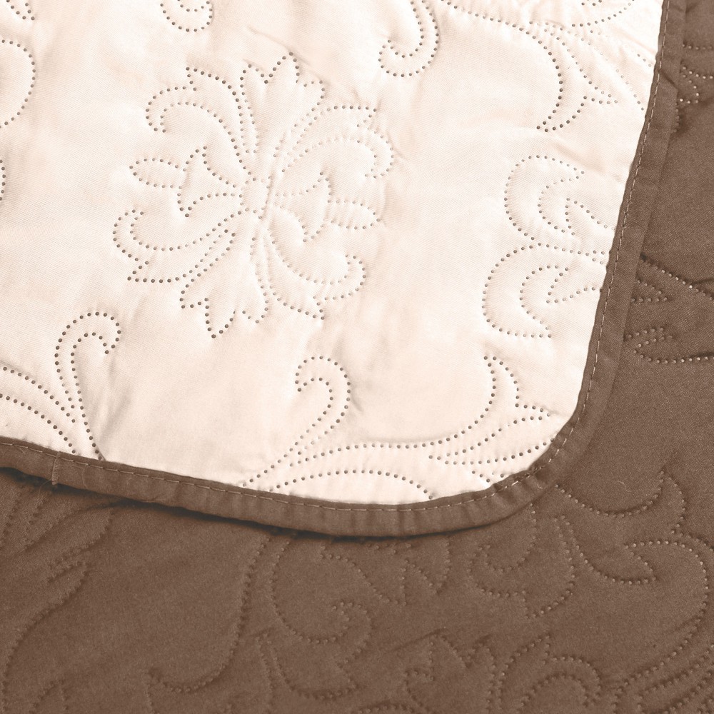 Покрывало стёганое двухстороннее Винтаж Капучино — изображение 6