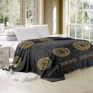 pled sofia velsoft mikrofibra versace tem 300x300 - Плед мікрофібра велсофт ТМ Софія 240х220 см диз. Версачі золотий